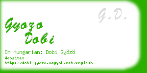 gyozo dobi business card