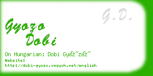 gyozo dobi business card